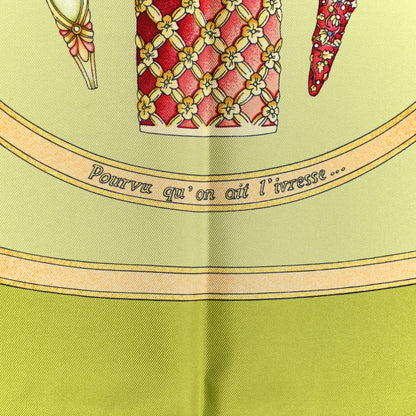 Hermes Silk Qu'Importe Le Flacon Scarf 90 6 of 6