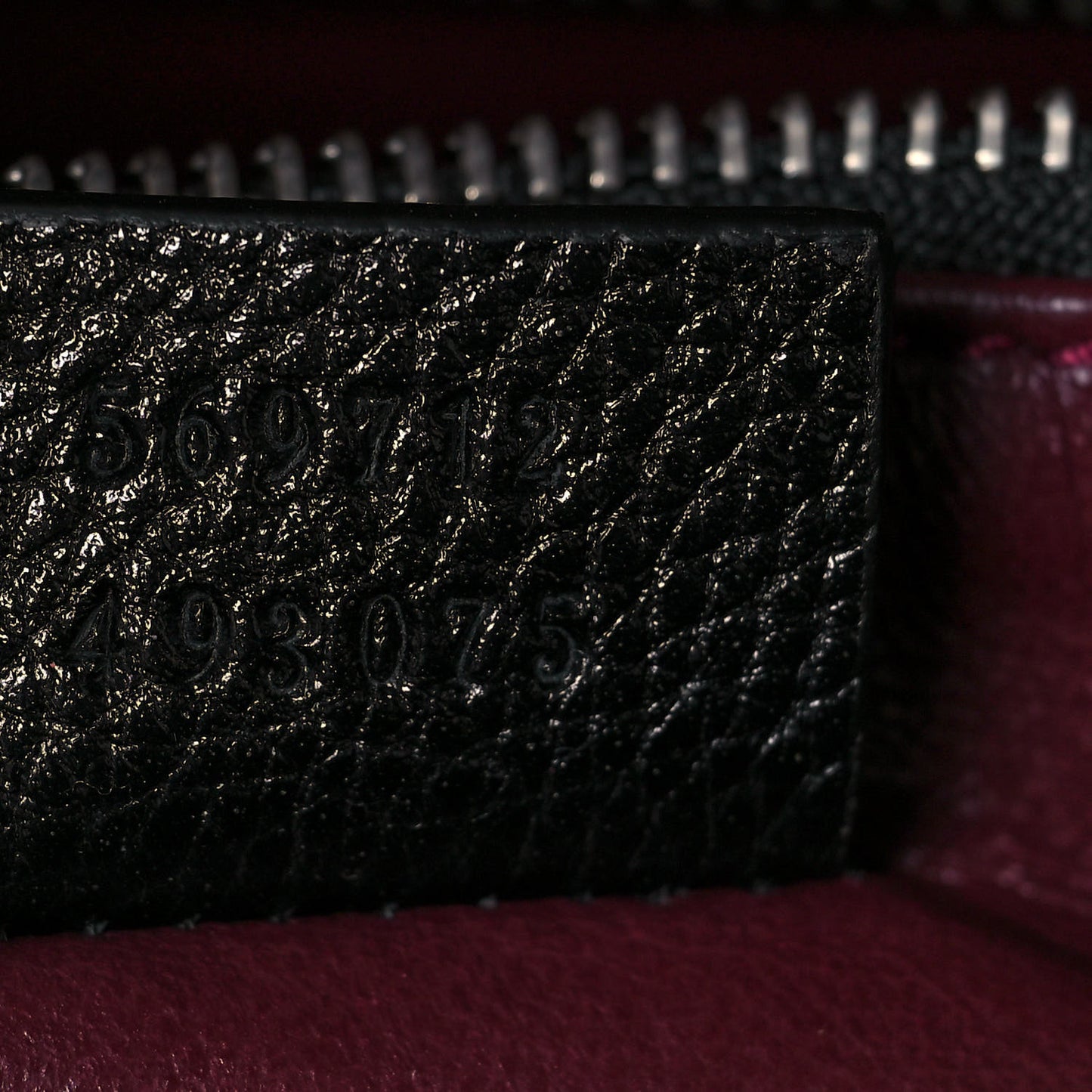 Grainy Calfskin Small Zumi Top Handle Bag Black