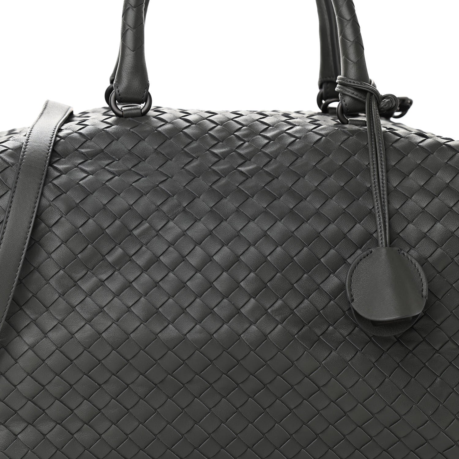 Bottega Veneta Nappa Intrecciato Boston Grey 7 of 9