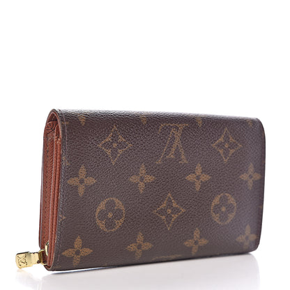 Louis Vuitton Monogram Porte-Monnaie Tresor Wallet 3 of 11