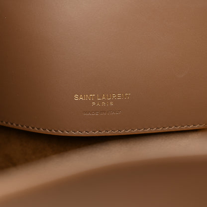 Saint Laurent Shiny Calfskin Le 37 Bucket Bag Dark Cork 7 of 15