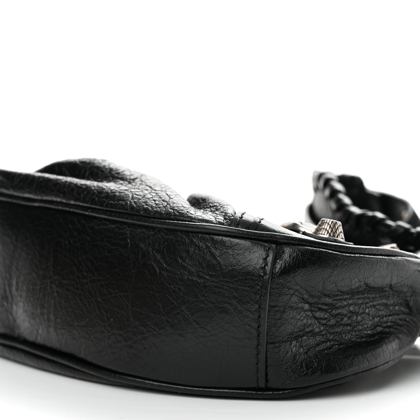 Agneau Arena Le Cagole Shoulder Bag XS Black