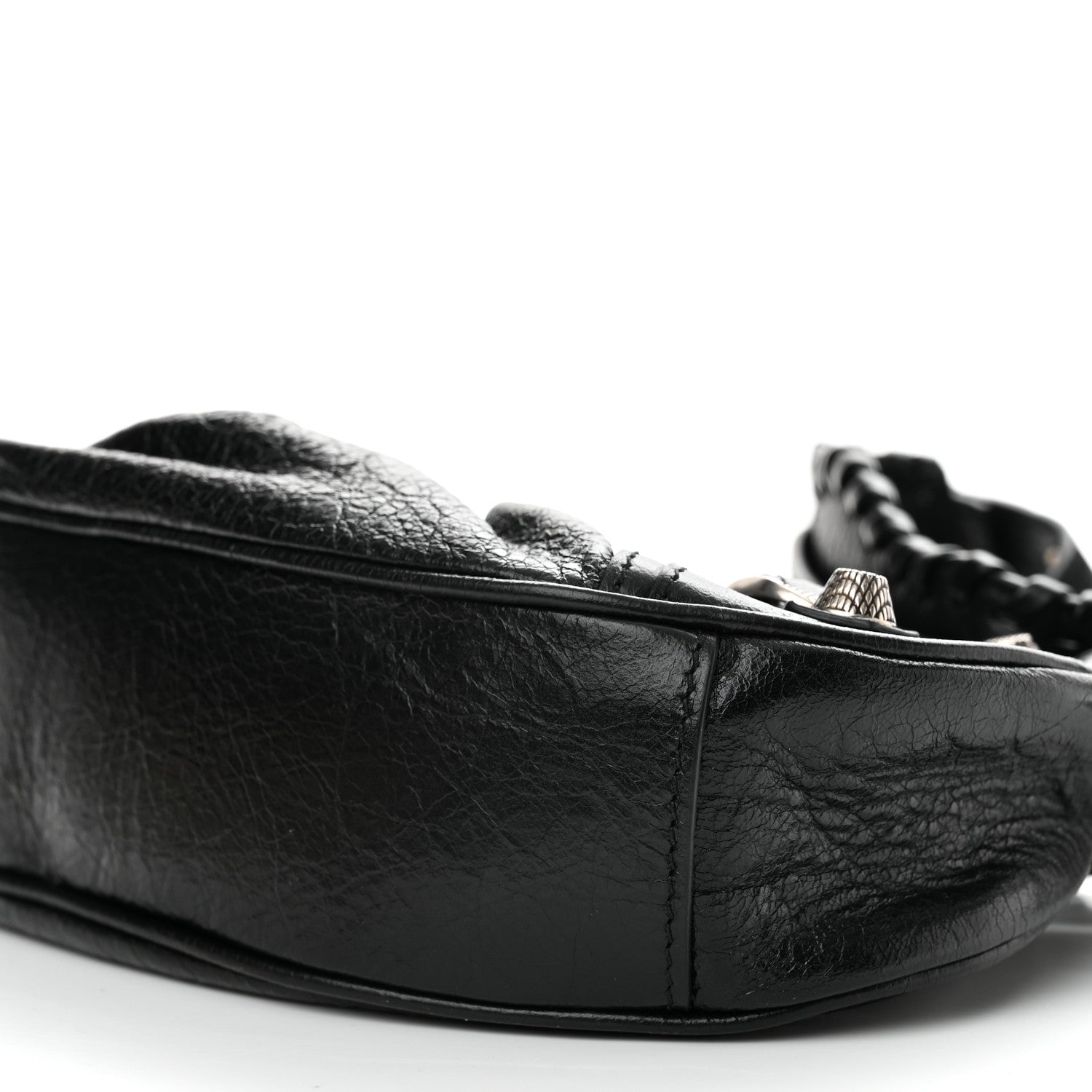 Balenciaga Agneau Arena Le Cagole Shoulder Bag XS Black 10 of 10