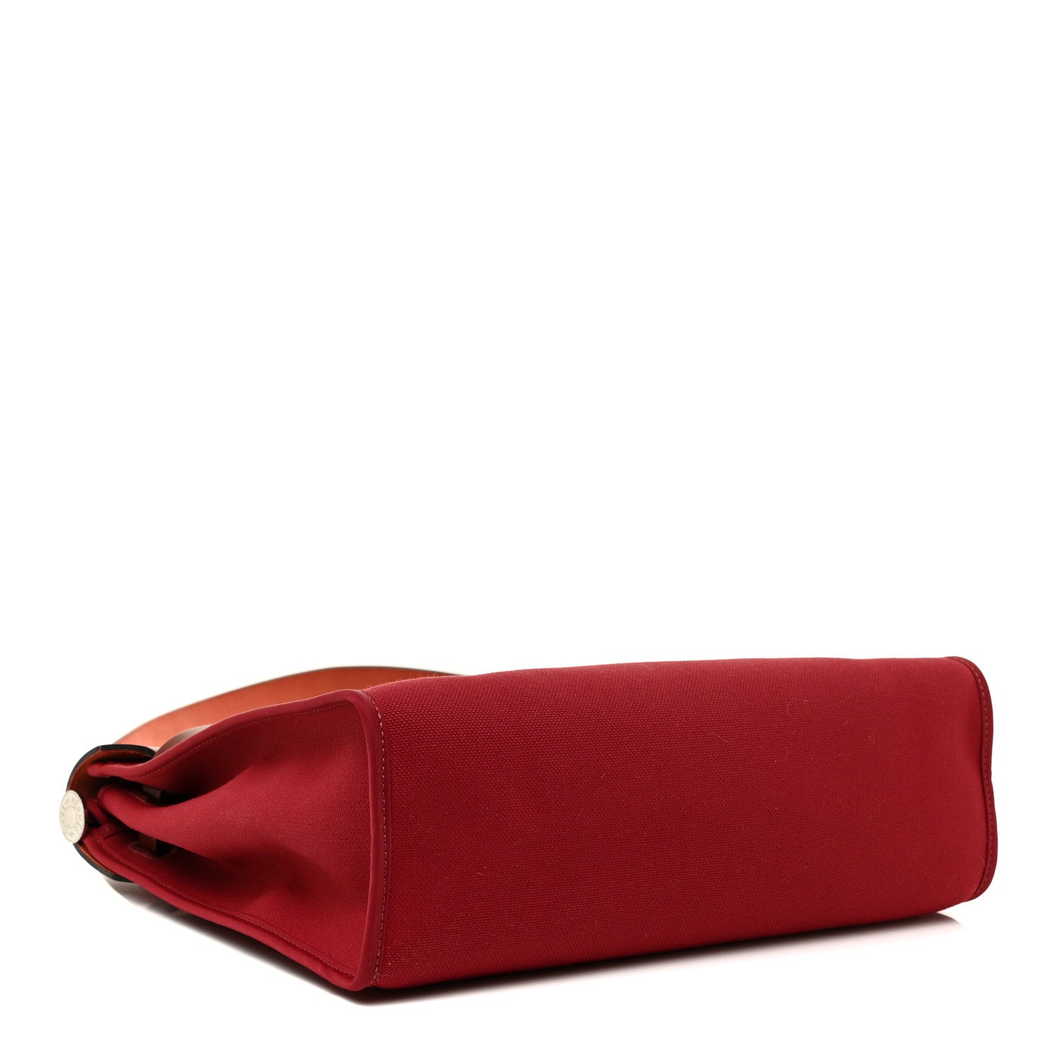 Hermes Military Toile Vache Hunter Herbag Zip 31 PM Rouge Grenat 5 of 15