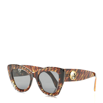 Fendi Acetate F is Fendi FF 51mm Cat Eye Sunglasses 0327/S Tortoise Camouflage 1 of 7