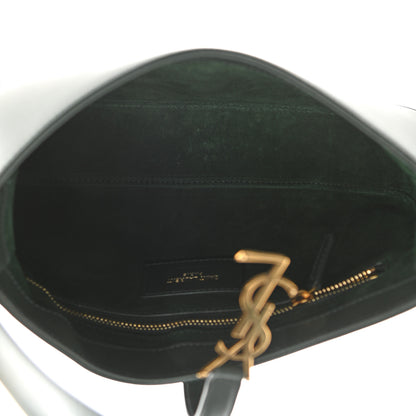 Saint Laurent Smooth Calfskin Le 5 A 7 Hobo Vert Fonce 5 of 10