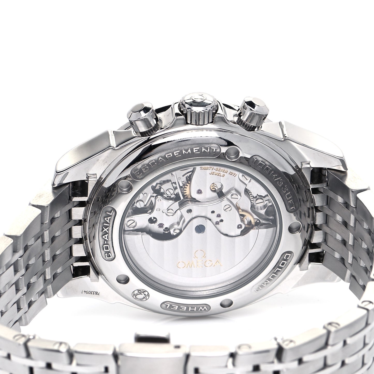 Stainless Steel 41mm De Ville Chronoscope Co-axial Automatic Watch 4550.30