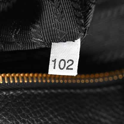 Prada Vitello Daino Antik houlder Bag Black 7 of 13