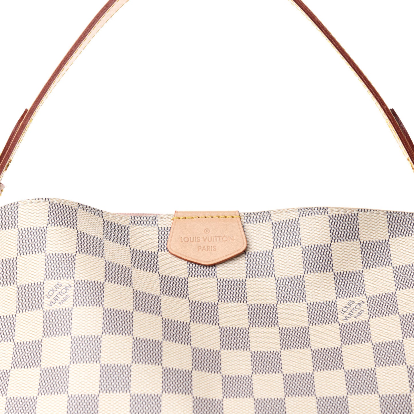 Damier Azur Graceful PM Rose Ballerine