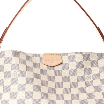 Louis Vuitton Damier Azur Graceful PM Rose Ballerine 14 of 14