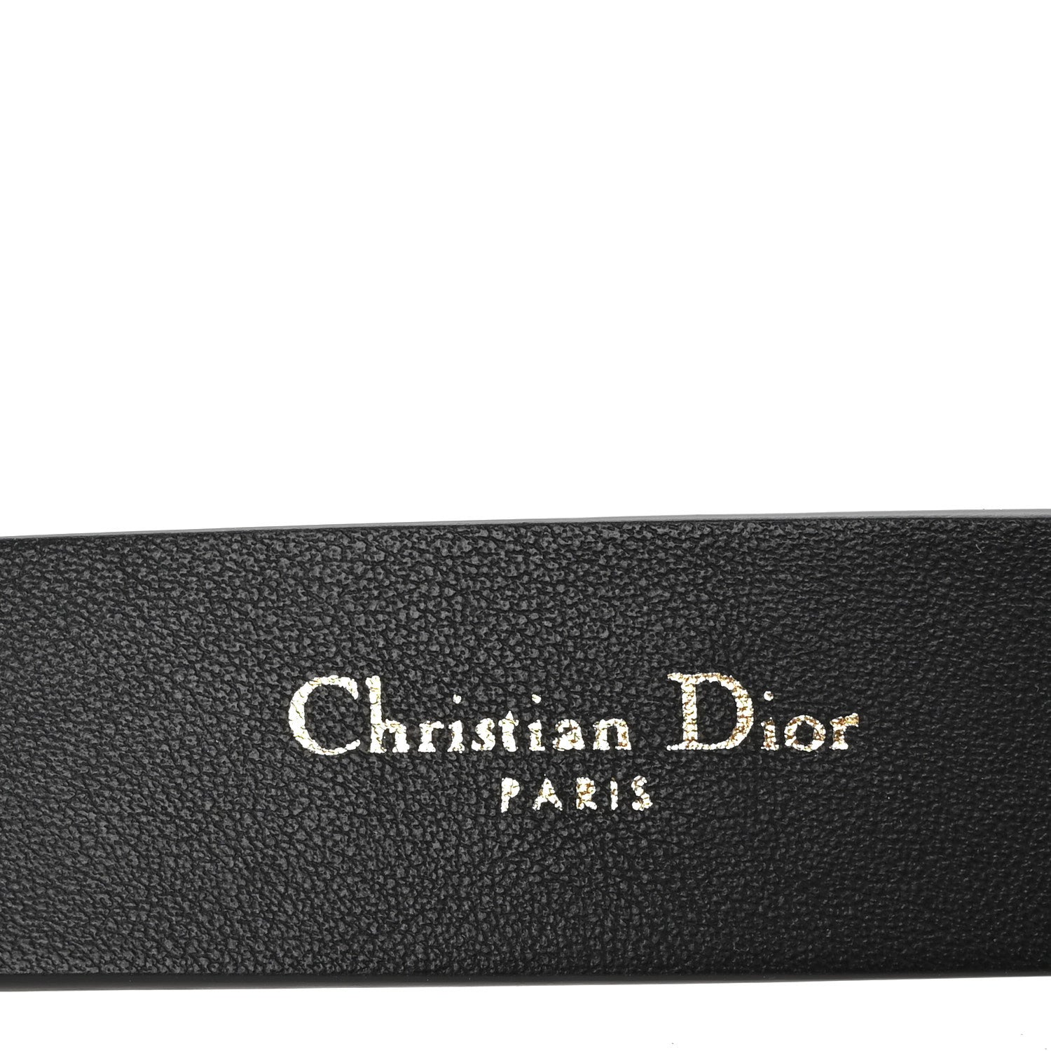Christian Dior Calfskin 30 Montaigne Cut-Out CD Belt 90 36 Black 5 of 7
