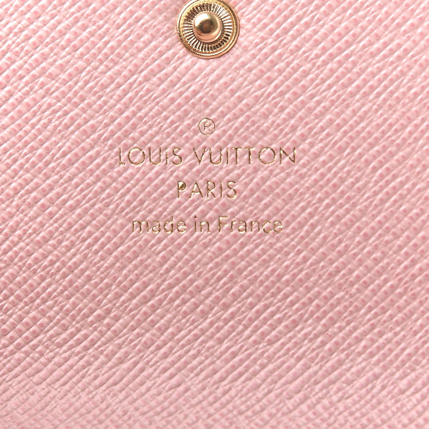 Damier Ebene Multicles 6 Key Holder Rose Ballerine