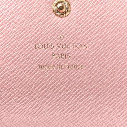 Louis Vuitton Damier Ebene Multicles 6 Key Holder Rose Ballerine 6 of 8