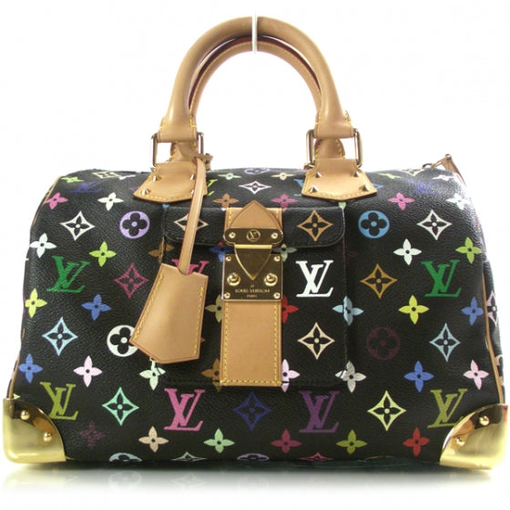 Monogram Multicolor Speedy 30 Black