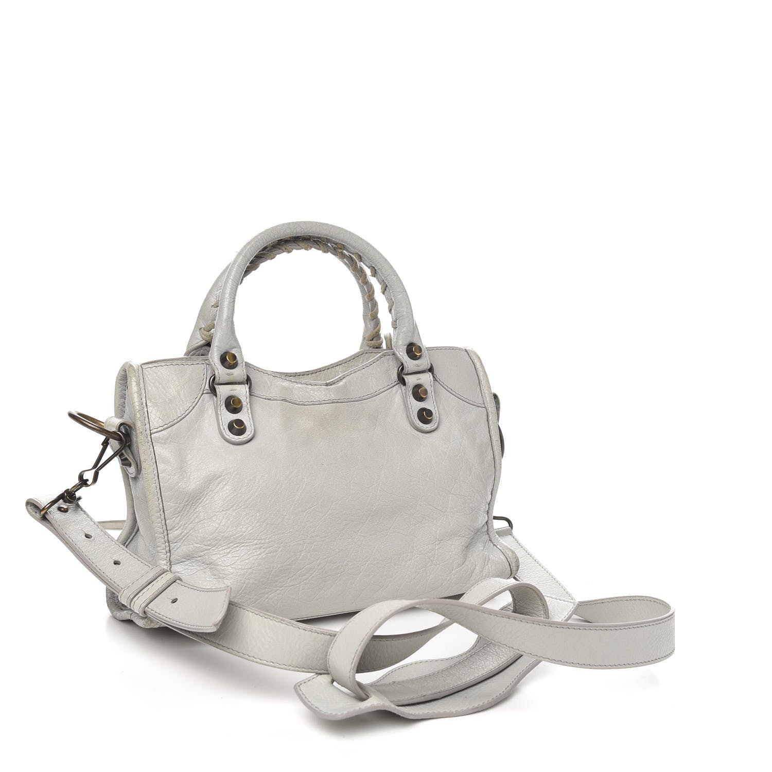 Balenciaga Agneau Classic Hardware Mini City Gris Glace 2 of 15