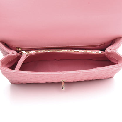 Chanel Caviar Quilted Small Coco Handle Flap Light Pink 5 of 11