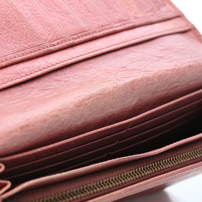 Balenciaga Agneau Classic Hardware Money Wallet Rose Bruyere 17 of 17