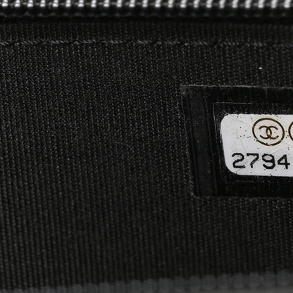 Chanel Caviar Quilted Medium Boy Flap Wallet Black 8 of 9