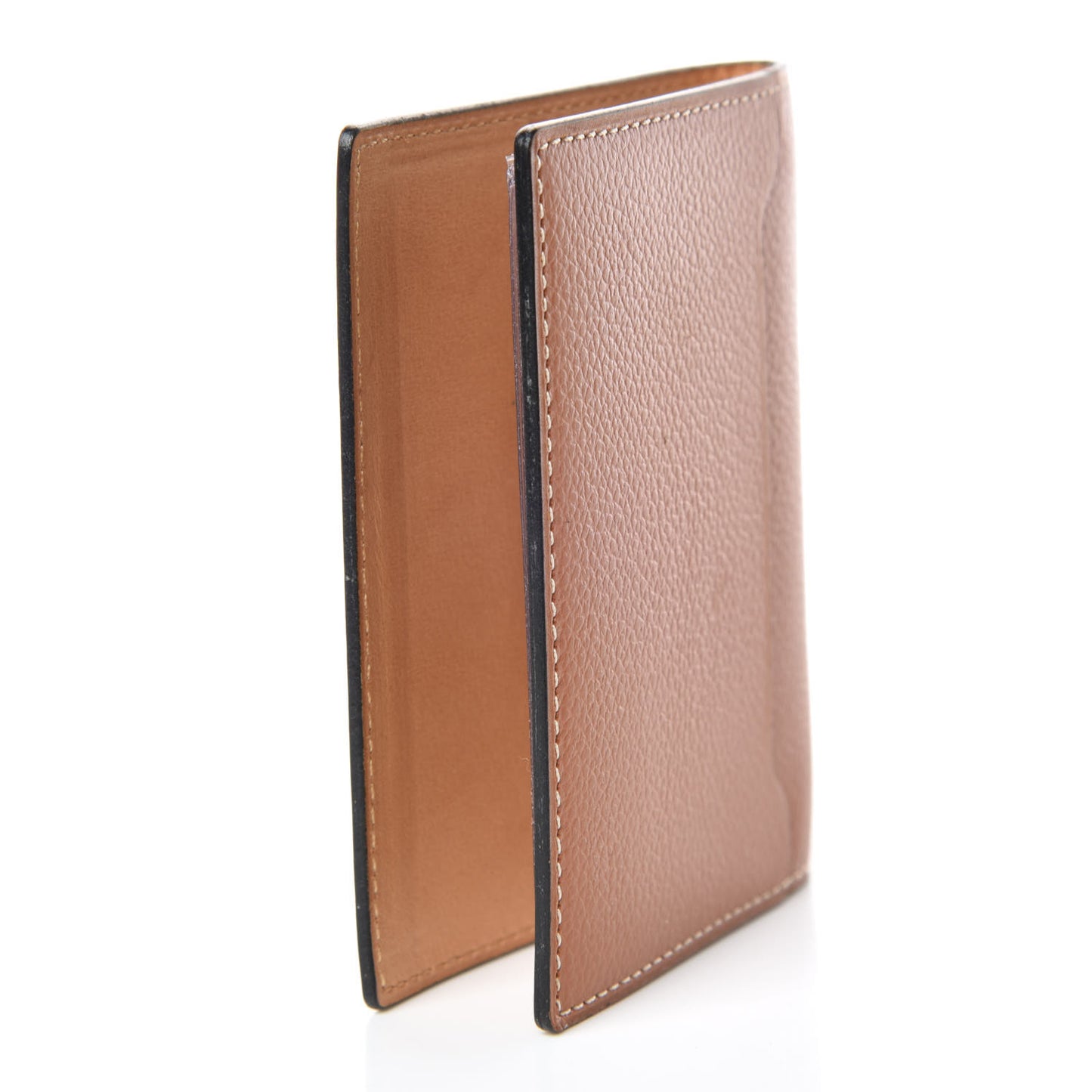Grained Calfskin ID Holder Vegetal