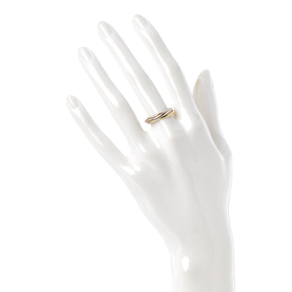 Cartier 18K Pink Yellow White Gold Extra Small Trinity Ring 52 6 2 of 5