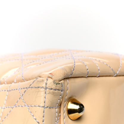 Christian Dior Patent Cannage Large Lady Dior Beige 10 of 11