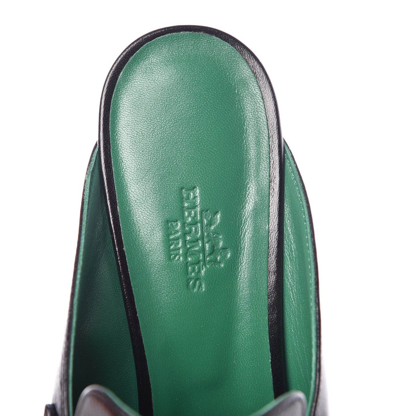 Goatskin Paradis Mules 38.5 Black