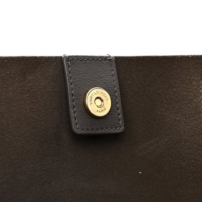 Saint Laurent Calfskin Large Shopping Tote Fog 15 of 15