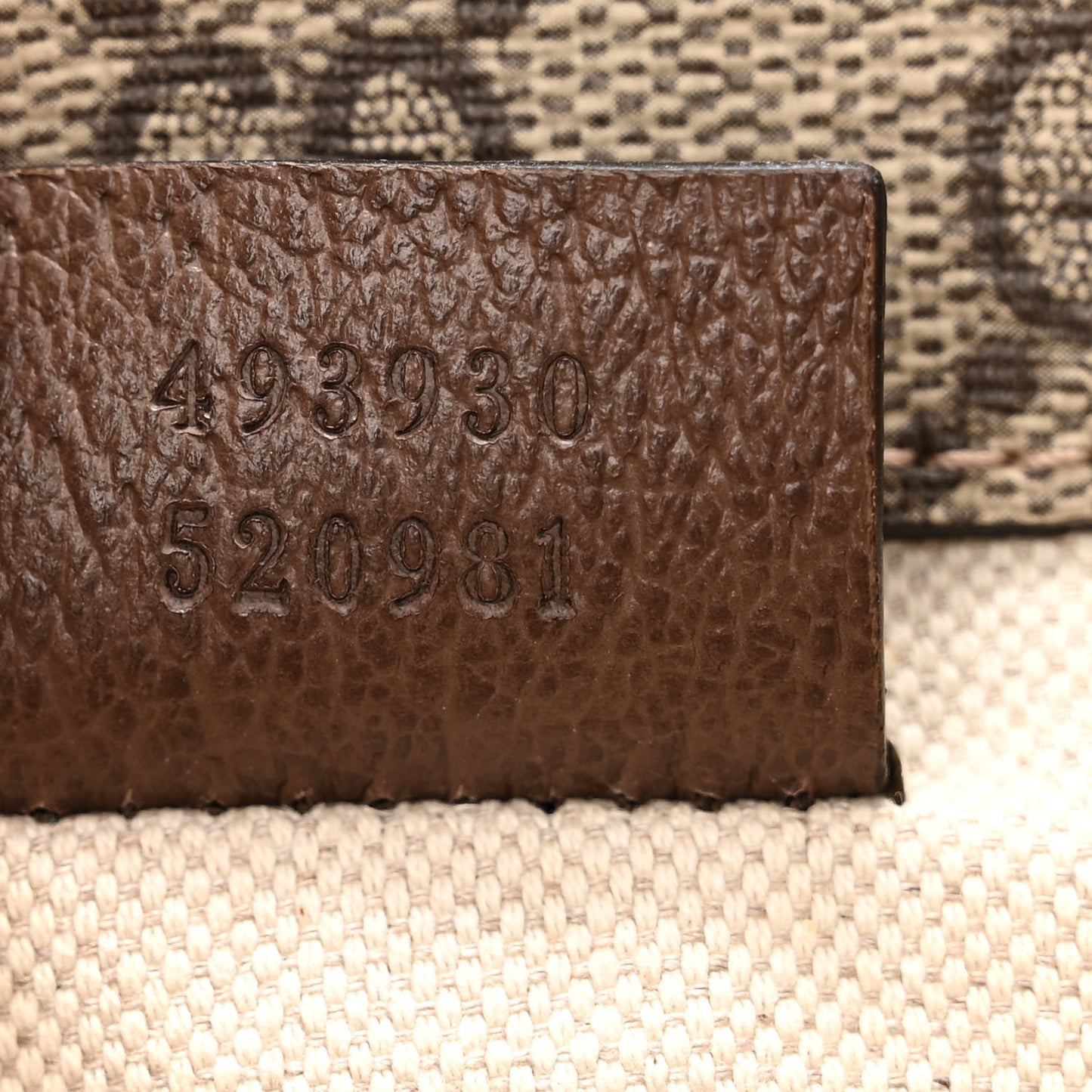GG Supreme Monogram Neo Vintage Web Belt Bag Brown