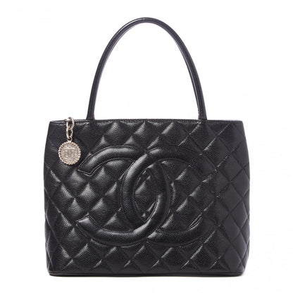 Chanel Caviar Quilted Medallion Tote Black 1 of 9
