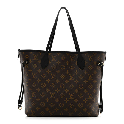 Louis Vuitton Monogram Calfskin Neo Neverfull Inside Out MM Black 1 of 16