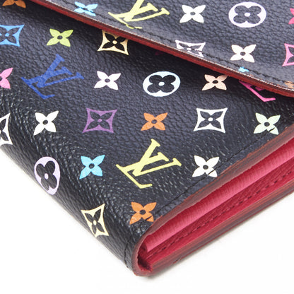 Louis Vuitton Monogram Multicolor Sarah Wallet NM Black Grenade 4 of 9
