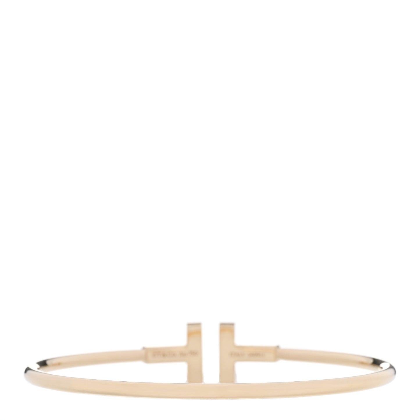18K Yellow Gold Mother of Pearl T Wire Bracelet