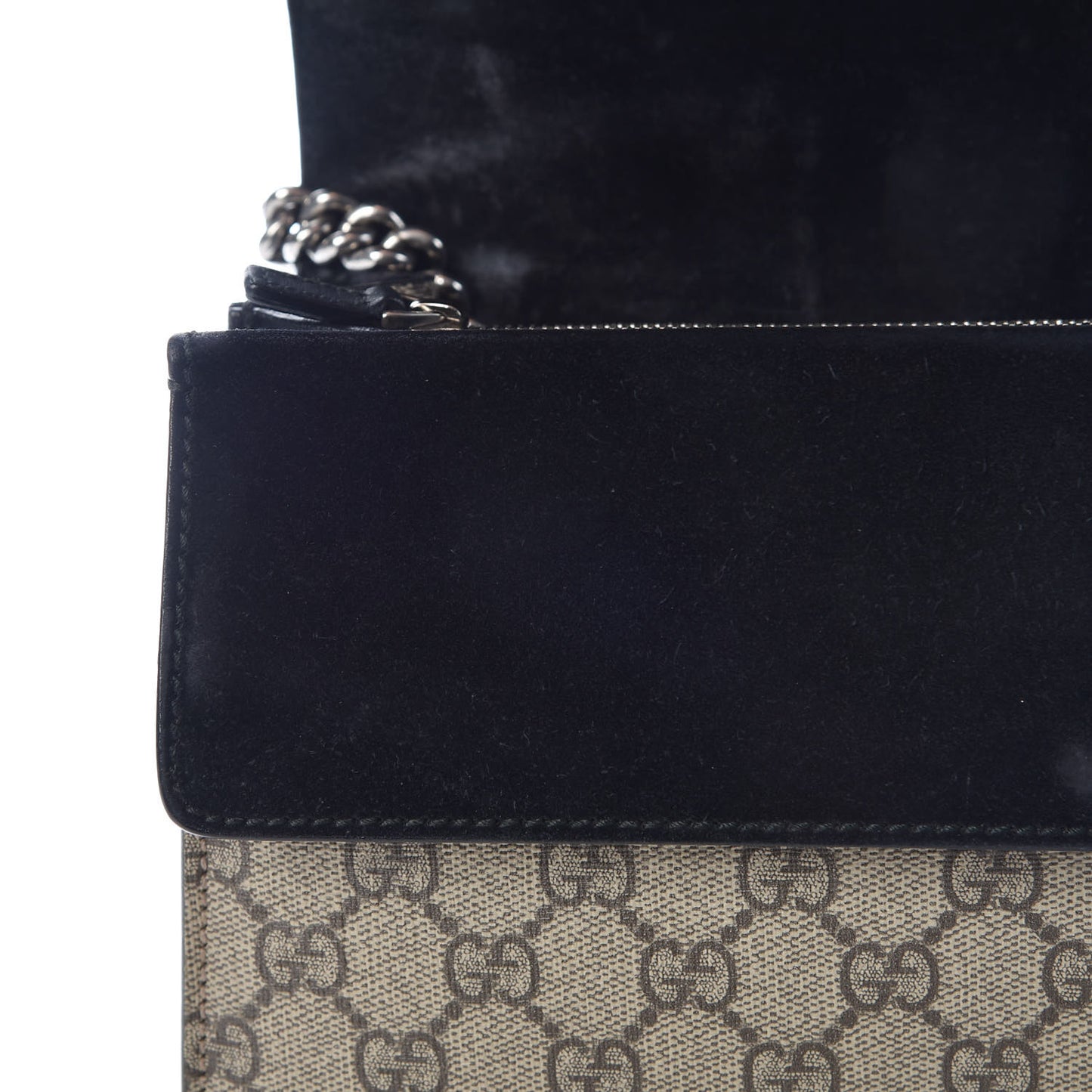 GG Supreme Monogram Small Dionysus Shoulder Bag Black