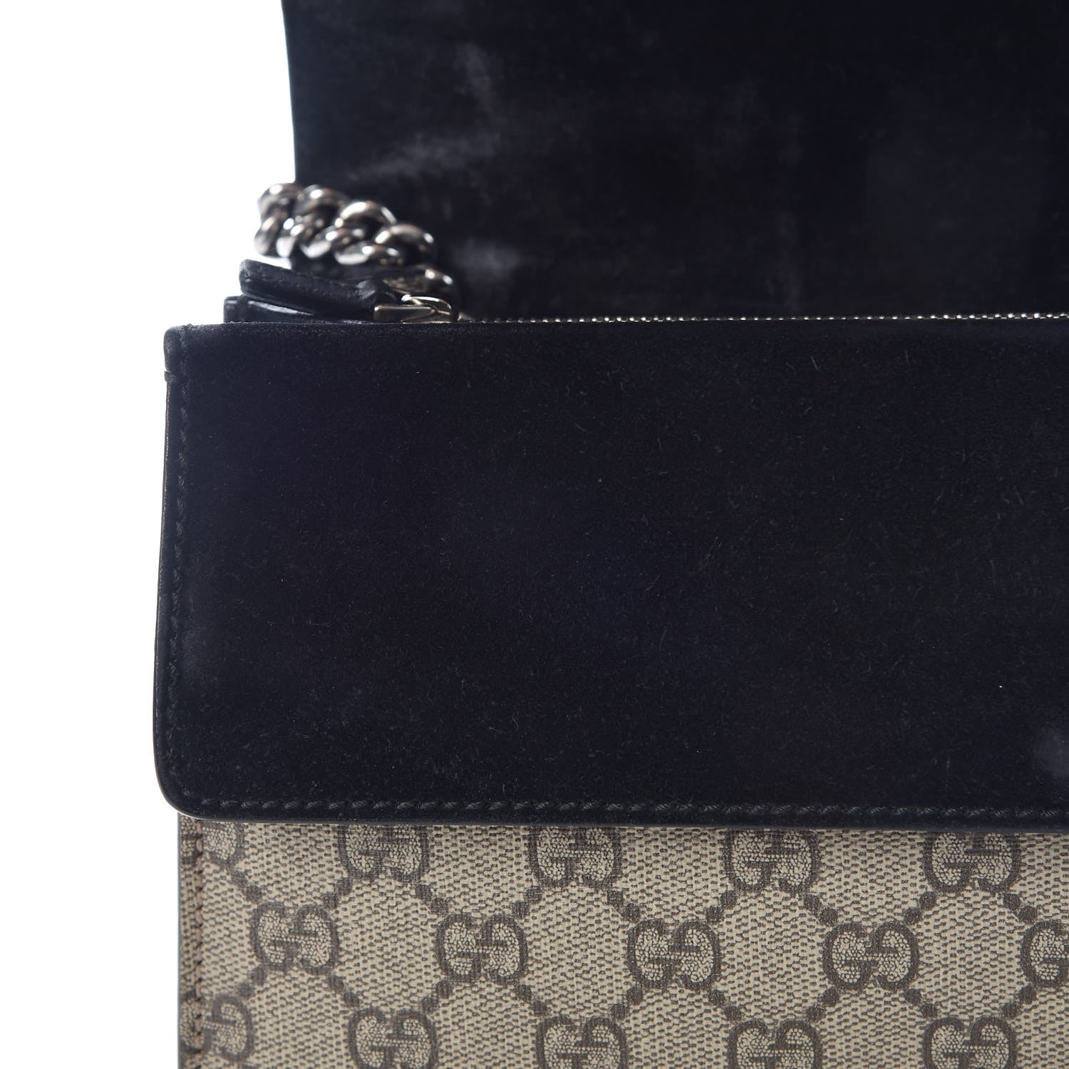 Gucci GG Supreme Monogram Small Dionysus Shoulder Bag Black 8 of 14