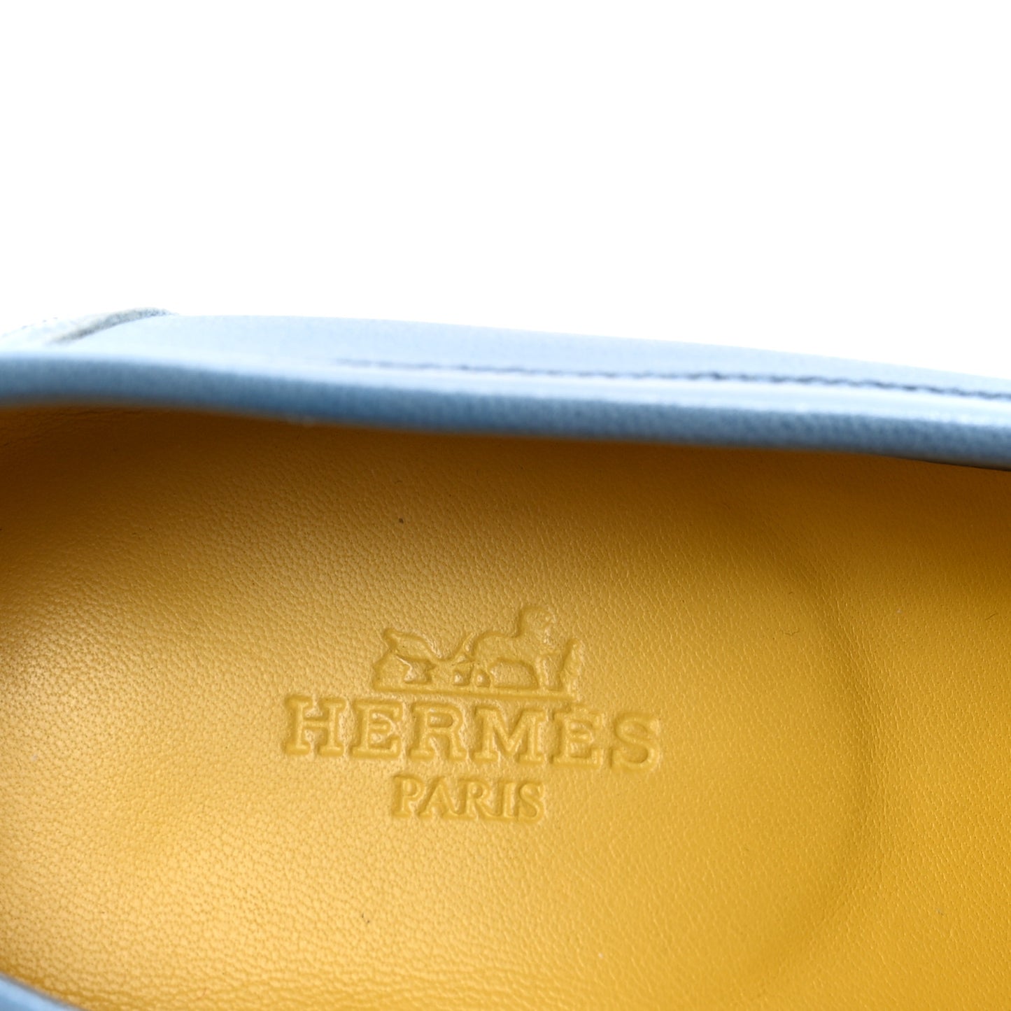 Goatskin Womens Royal Loafers 35 Bleu Faience
