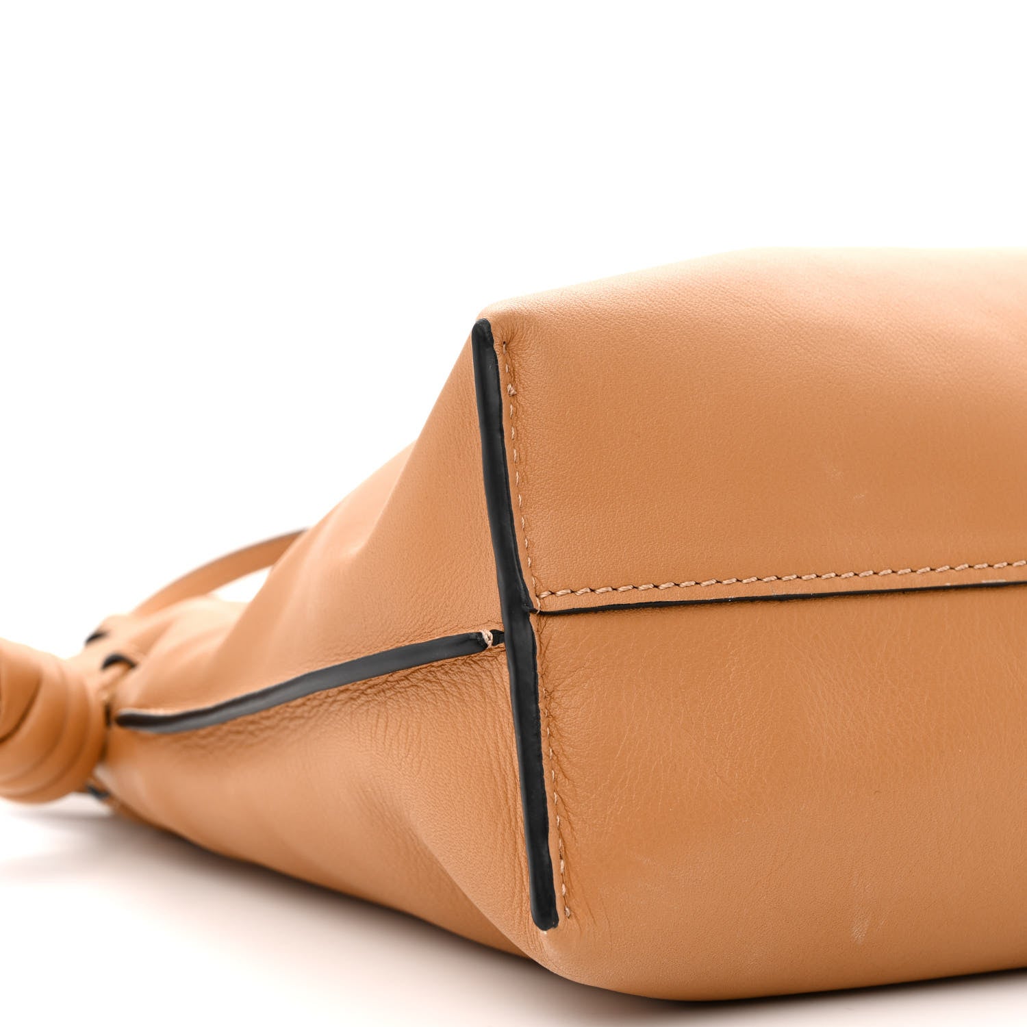 Loewe Nappa Flamenco Knot Clutch Warm Desert 9 of 10