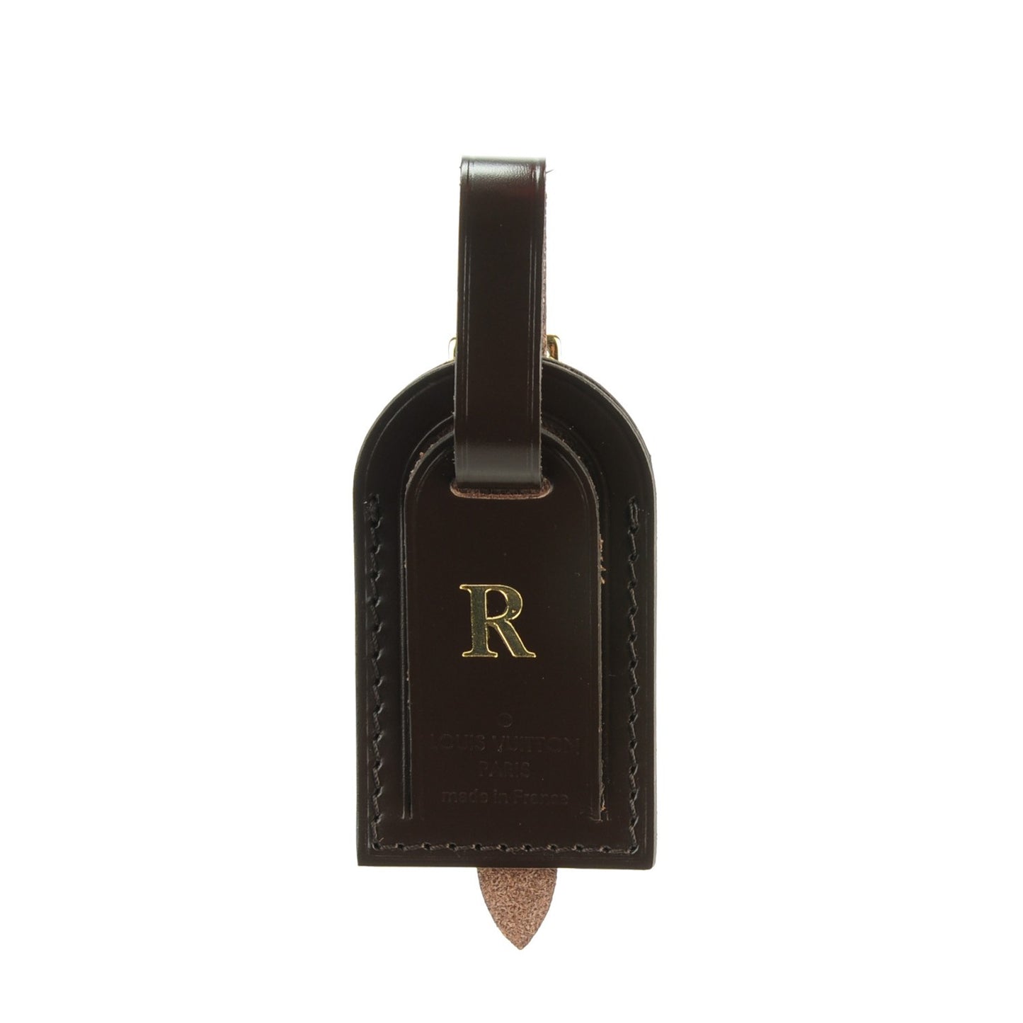 Calfskin Ebene Luggage Tag