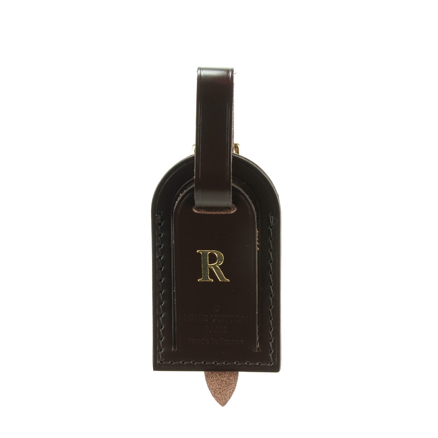 Louis Vuitton Calfskin Ebene Luggage Tag 1 of 4
