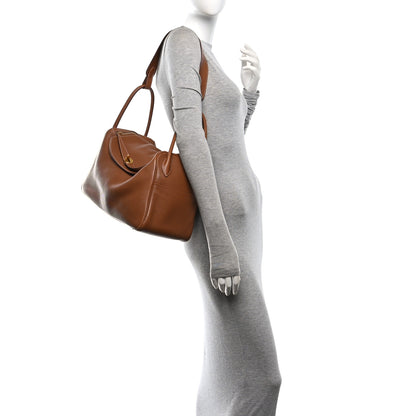 Hermes Taurillon Clemence Lindy 34 Gold 2 of 10