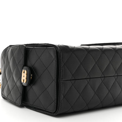 Chanel Caviar Quilted Small Chanel 25 Handbag Black 9 of 11