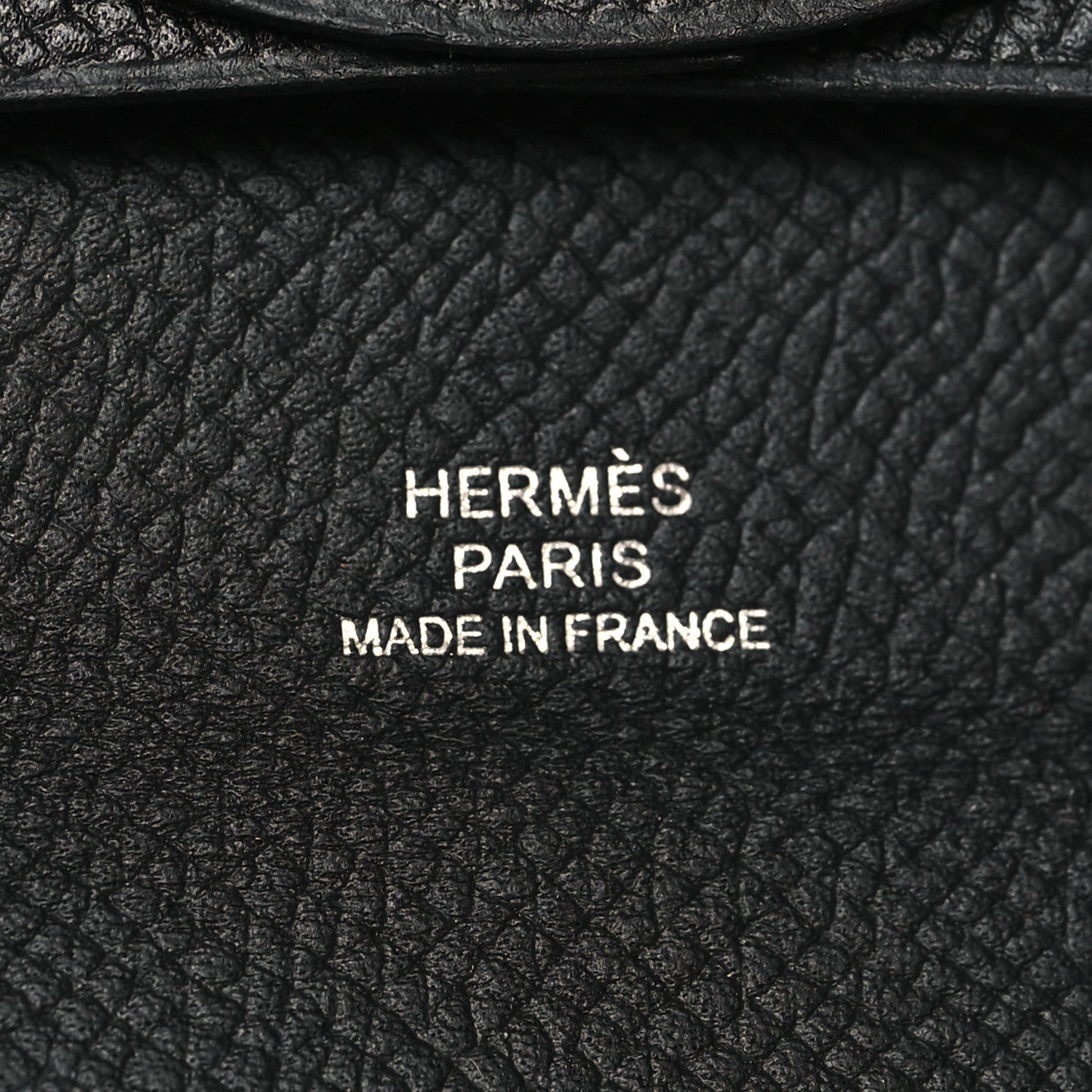 Hermes Epsom Bastia Coin Purse Black 6 of 8