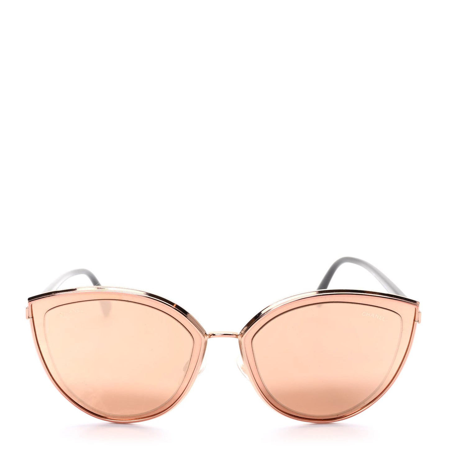 Metal Cat Eye Sunglasses 4222 Light Pink