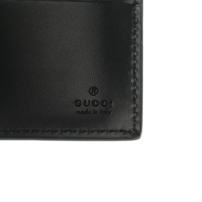 Gucci GG Supreme Monogram Selleria Calfskin Kingsnake Bi-Fold Wallet Black Multicolor 6 of 8