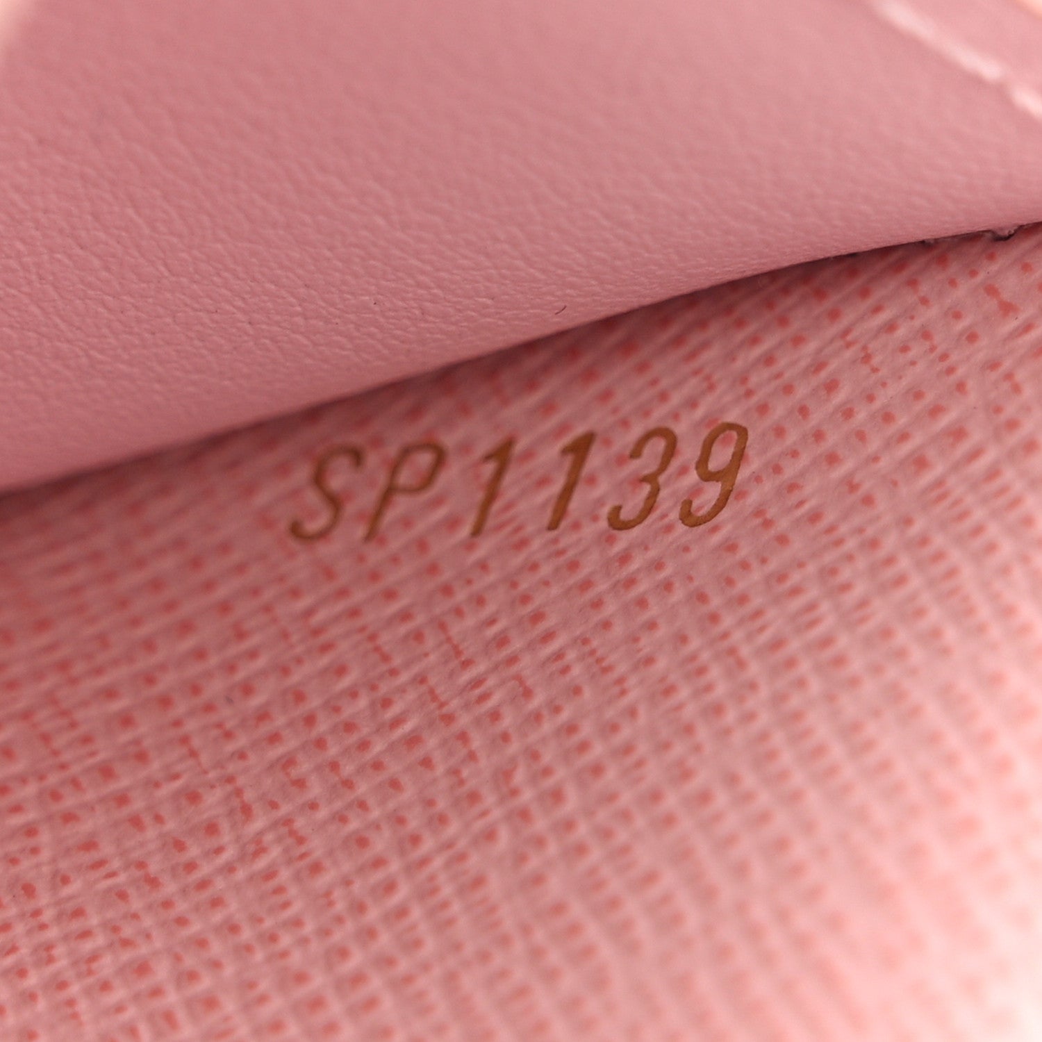 Louis Vuitton Damier Ebene Victorine Wallet Rose Ballerine 8 of 10