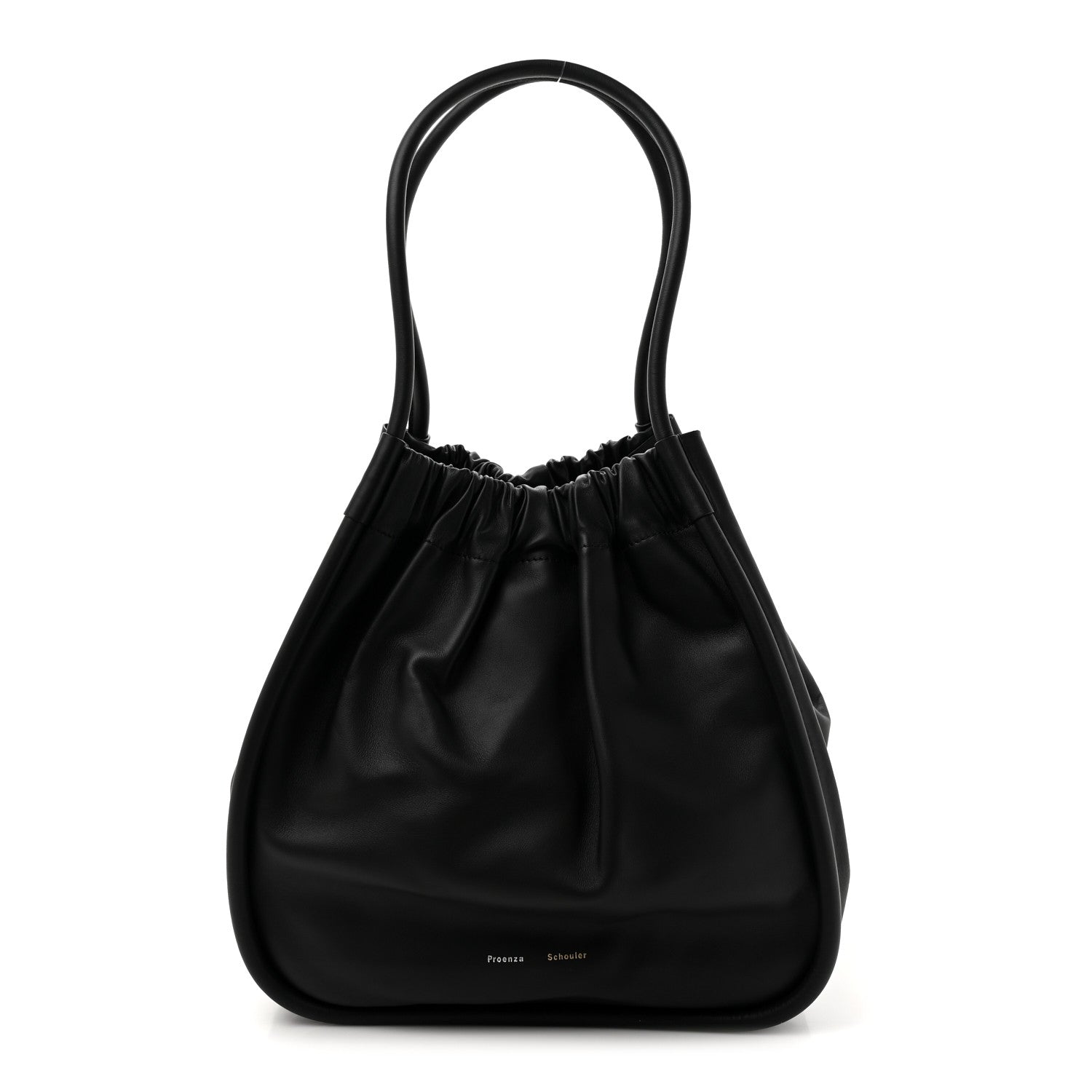 Proenza Schouler Calfskin XL Ruched Tote Black 1 of 10