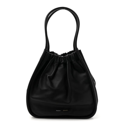 Proenza Schouler Calfskin XL Ruched Tote Black 1 of 10