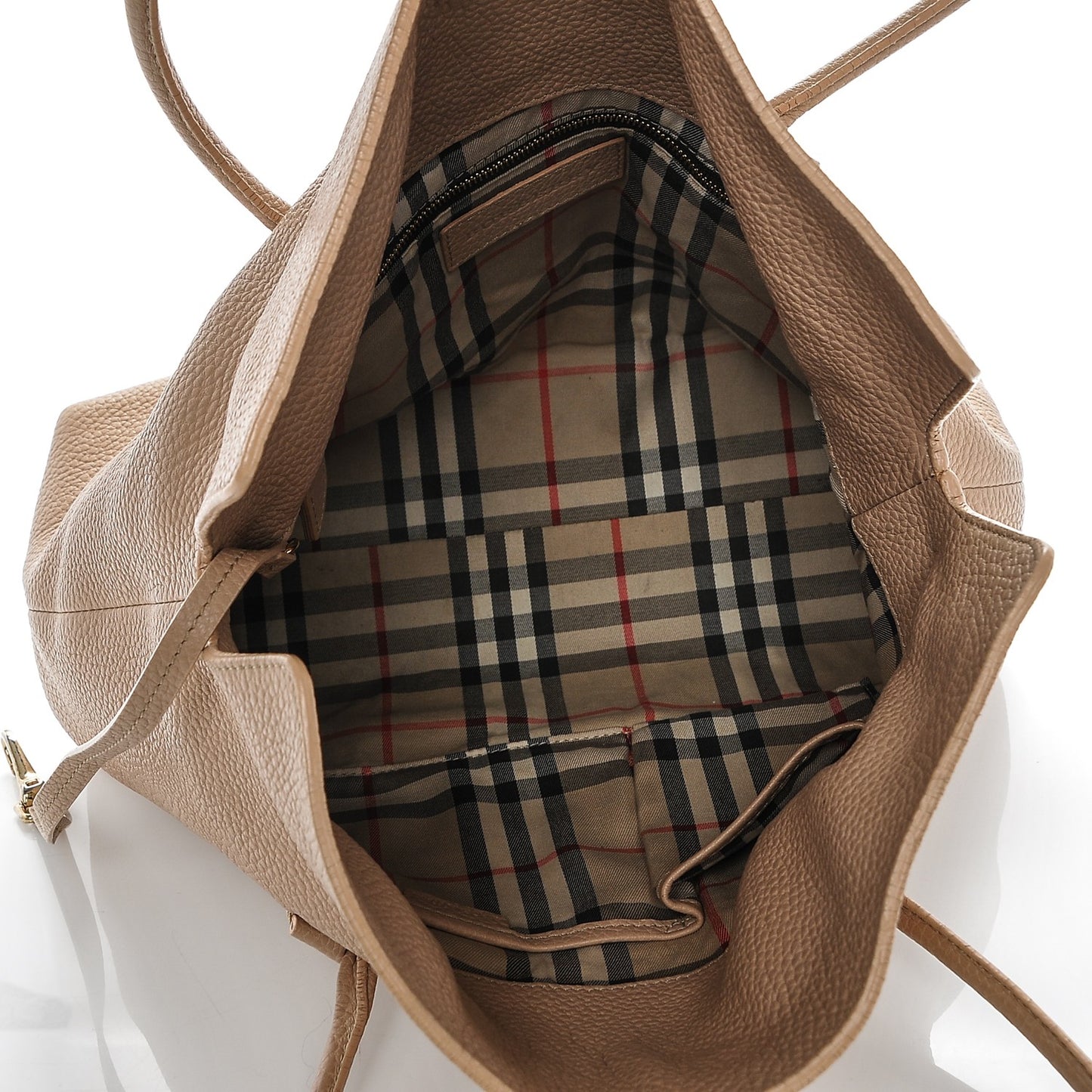 Grainy Calfskin Medium Baynard Tote Light Nude