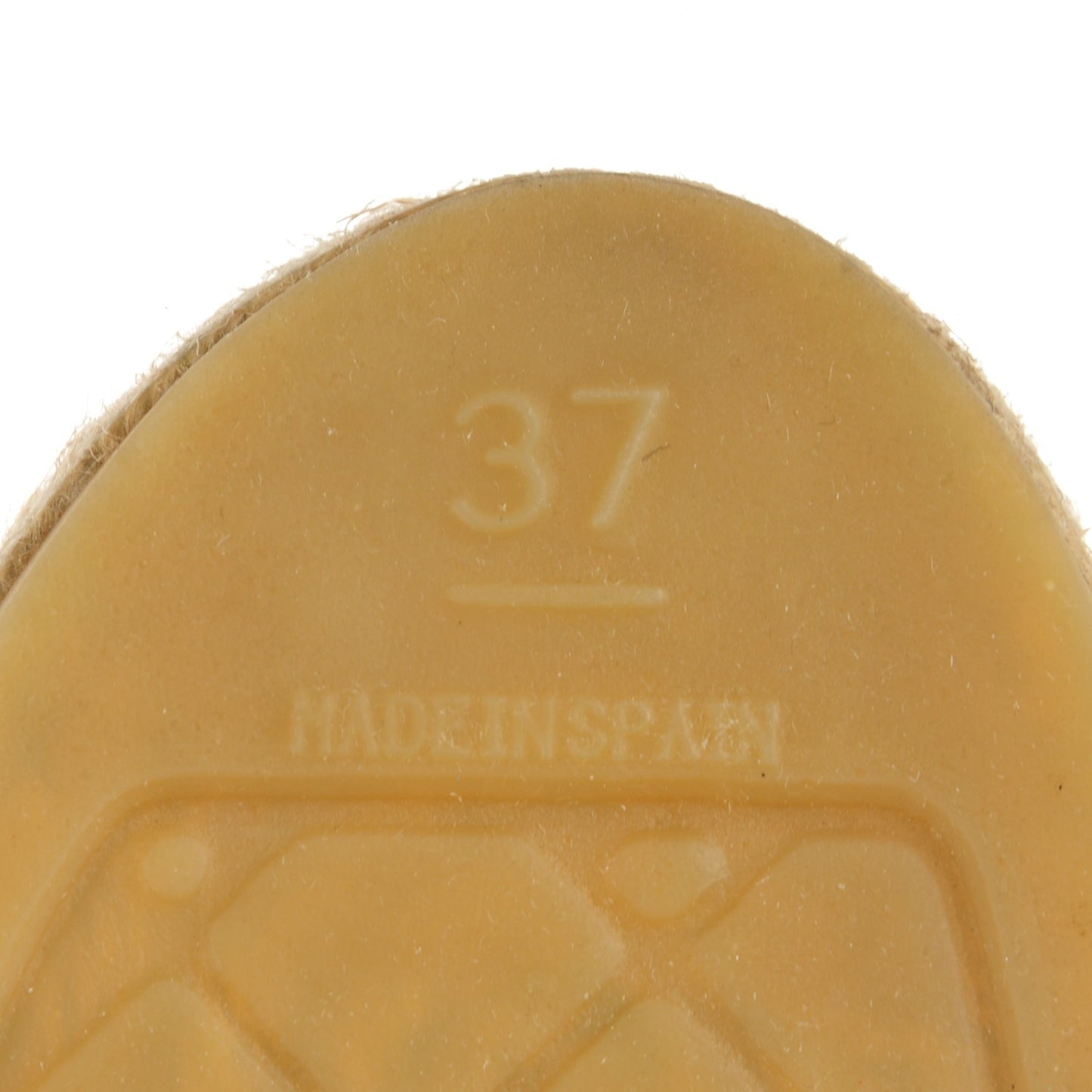 Lambskin CC Espadrilles 37 Beige Black