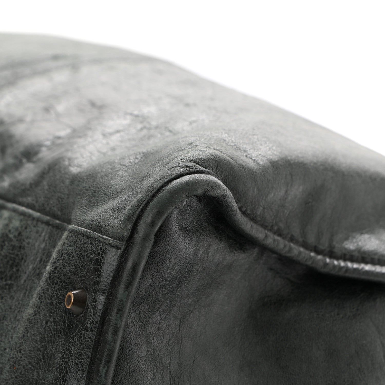 Balenciaga Agneau Classic Hardware Weekender Black 22 of 23