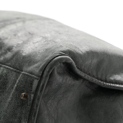 Balenciaga Agneau Classic Hardware Weekender Black 22 of 23